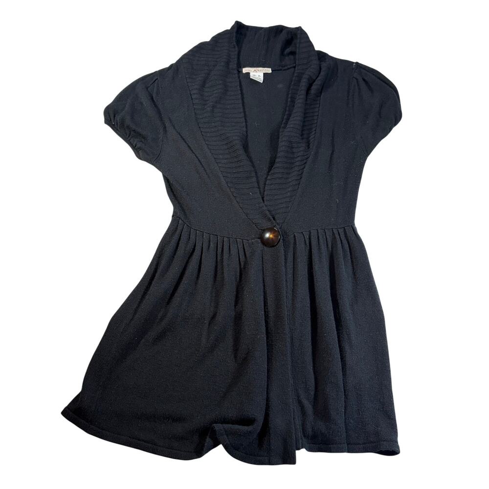 Kensie womens short sleeve babydoll cardigan. Size S. Y2K, puff sleeve, retro